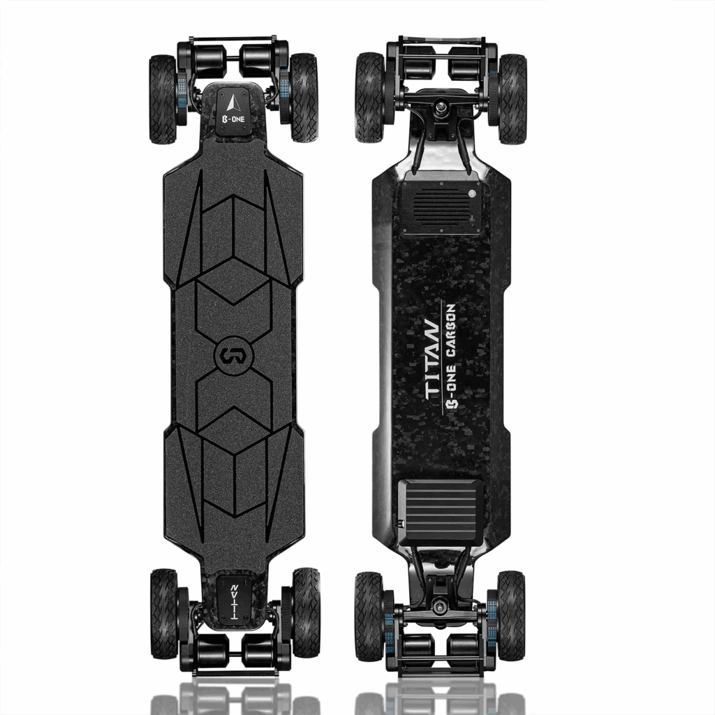 Titan 4WD Electric Skateboard B-ONE Carbon