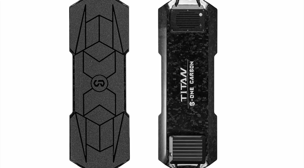 Titan 4WD Electric Skateboard B-ONE Carbon
